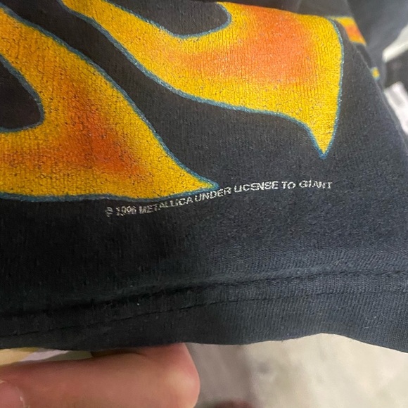 Vintage Metallica San Francisco 15 Years 1996 Giant Tag Size Large - Picture 4 of 7